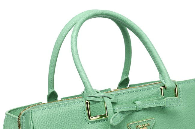 fake 2014 Prada saffiano calfskin tote BN2244 lake green